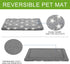 EMPSIGN Dog Bed Mat - Reversible Machine Washable Crate Pad for Large Medium Small Dogs, Grey
