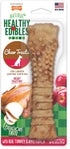 Nylabone Healthy Edibles Natural Dog Chews, Long Lasting Turkey & Apple Treats, X-Large/Souper