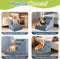 Dog Stairs for High Beds, 3-Step Steps 15.8" H for Small Dogs Cats to 16-20 inches Tall Couch/Chair/Beds