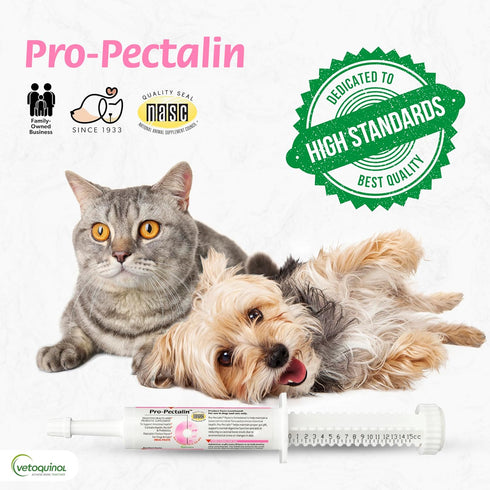 ProPectalin Vetoquinol Pro-Pectalin Oral Paste for Dogs & Cats Chicken Flavor Helps Reduce Occasional Loose Stool