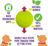 Chew King 3 Inch Supreme Rubber Balls (4-Pack) for Large Breeds