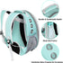 Bird Carrier Backpack Travel Cage with Perch, Clear Parrot Cockatiel Cage with Toy & Food Bowl for Small Pets