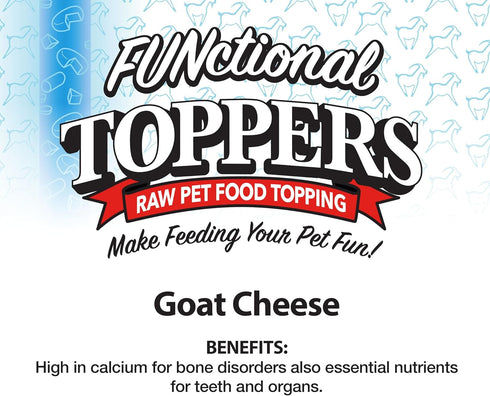 Northwest Naturals Freeze-Dried Goat Cheese Functional Topper for Dogs & Cats - 4.5 Oz