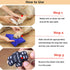 Dog Paw Protector Anti-Slip Pads, 12 Sets (48 pcs) Toe Grips for Senior Dogs, Multicolor