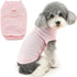 Zunea Dog Shirts for Small Dogs Girls, Summer Puppy Clothes T-Shirt with Leash Ring, Soft Breathable Sleeveless Basic