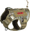 Tactical Dog Harness Vest with Handle, Adjustable No-Pull Service Dog Vest for Large Medium Dogs, Camo