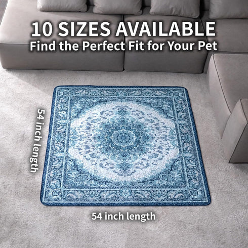 2 Pack 54"x54" Washable Pee Pads for Dogs, Reusable Puppy Potty Training Pads, Ultra-Absorbent Thick Waterproof