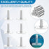 T Bolts for Kayak Track/Rail, 1 Inch Long Screws and 1/2 Inch Wide Nuts, 6 Pack Kayak Hardware