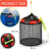 1516 inch ZENFUN Extra Large Floating Fish Basket for Live Caught Fish, Foldable Lobsters Basket for Fishing Live Well