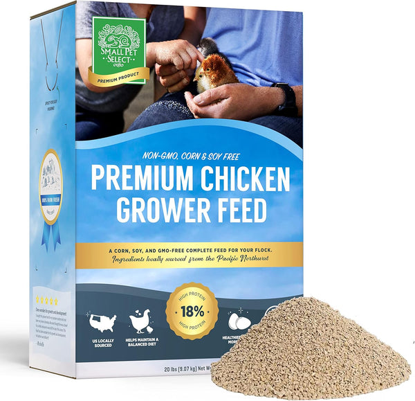 Small Pet Select - Chicken Grower Feed, Non-GMO, Corn & Soy Free,