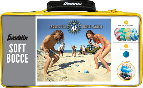 Set 8 1 Set Franklin Sports Bocce Ball All Weather Bocce Balls and Pallino Beach, Backyard Lawn or Outdoor Party Game