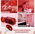 6 110V 175W Bulbs E26 Bulbs Treela Pcs Red Infrared Medium Base, Red Heat Lamp Flood Light Heat Light for Bathroom