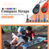 LongSLong Mini Compass for Kids Compass KeychainButton Compass Bulk kitParacord Hiking Survival Small CompassesKids