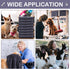 Chumia 8 Pcs Bulk Towels for Drying Dogs - Microfiber Quick Drying Pet Bath Towels for Medium Dogs (55 x 28 Inch, Gray)