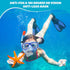 KUYOU Kids Snorkel Set, Anti-Fog Full Dry Top Snorkeling Package with Diving Mask and Snorkel Gear for Youth Boys Girls