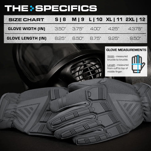 Glove Station Impulse Guard Tactical Gloves for Men, Touch Screen Gloves for Sports, Outdoors, Motorcycle, Hunting