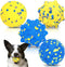 ZESTEFY Dog Balls for Aggressive Chewers, 4PCS Etpu Dog Toy Ball, Tennis Balls
