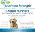 Cardio Support for Dogs with L-Carnitine, L-Taurine, Coenzyme Q10, Vitamin E, 120 Chewable Tablets