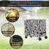 Puxucrazy Ice Chest Cover Zebra Print Cooler Cart Cover Dust-Resistant Patio Cooler Covers for Rolling Cart Coolers