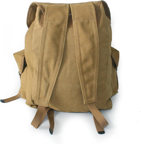 WW2 WWII US Military M14 Haversack Field Bag, Canvas Khaki Backpack