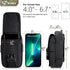WYNEX Tactical Compass Phone Pouch - Large Molle Smartphone Holster Case with Carabiner