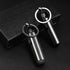SOMGEM Permanent Match Keychain 2 Pack - Kerosene Refillable Waterproof Flint Fire Starter