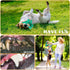 Ankinghor 3-Layered Stuffed Dog Toys for Medium Large Dogs, Large Plush Squeaky Dog Toys to Keep Them Busy for Small