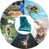 DAN RIVER 100% Cotton Dog Bath Towel, Ultra Soft 450 GSM, Quick Drying, Lint-Free Cat and Dog Grooming Towel, 20x40
