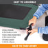 K&H Pet Products Cooling Elevated Dog Bed, Medium, Outdoor Raised Cot with Washable Mesh, Green/Black
