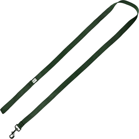 Standard Dog Leash - Colored Heavy Duty Pet Leashes, Made in the USA - 1 Inch x 6 Feet, Forest Green