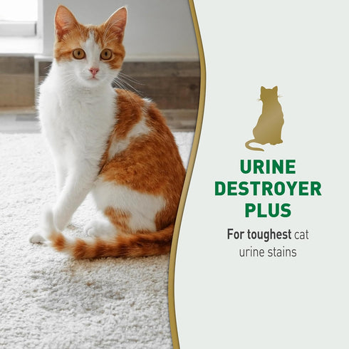 Nature's Miracle Urine Destroyer Plus for Dogs, 17.5 Ounces Foaming Aerosol for Tough Urine Messes
