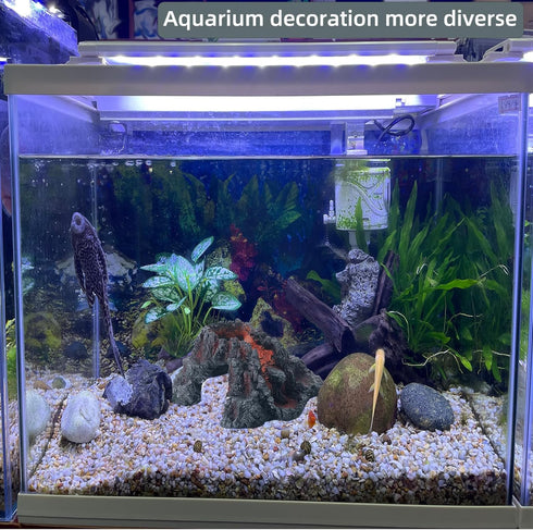 Volcano Shape Aquarium Decorations, Resin Fish Tank Cave Ornaments, Fish Sleep Rest House