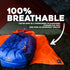 Multicloth 2.0 Water Resistant Ultralight Backpacking Camping Tarp | 1.9oz Orange | 56 x 72 inches