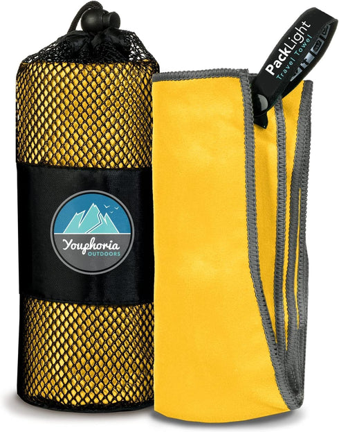 Youphoria Microfiber Travel Towel Fast Drying Lightweight - Quick Dry Towel for