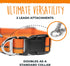 Mighty Paw Martingale Dog Collar 2.0 - Trainer Approved Limited Slip Collar with Heavy Duty Buckle, Large, Orange