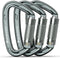 FresKaro 4inches Climbing Carabiners, 25kN-5621lbs, UIAA CE Certified, Twist Auto Locking, Lightweight Rust Proof,