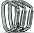 FresKaro 4inches Climbing Carabiners, 25kN-5621lbs, UIAA CE Certified, Twist Auto Locking, Lightweight Rust Proof,