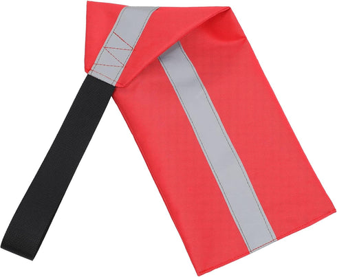 Lixada Safety Warning Flag - Kayak Canoes SUP Towing Travel Flag with Webbing Accessories