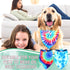 30 Pack Summer 30 Silkfly Spring Tie Dye Dog Bandanas, Bulk Dog Bandana for Dogs, Washable Rainbow Triangle Pet