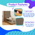 L Shape Cat Scratch Large Pad, Wall Mounted Durable Cardboard Scratcher for Indoor Cats, Catnip Included