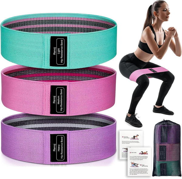 Resistance Bands, 5 Set Exercise Workout Bands for Women and Men, Booty Legs Pilates Flexbands