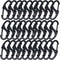 Small Carabiner Clips 1.6 inch (41mm) Metal Double Sided Spring Gate Snap Hooks for Keychain Accessories