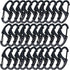 Small Carabiner Clips 1.6 inch (41mm) Metal Double Sided Spring Gate Snap Hooks for Keychain Accessories