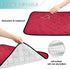 YEGAME Red Solid Color Washable Pee Pads for Dogs Cats, Reusable Puppy Pads Absorbent Non-Slip Waterproof Pet Training