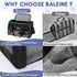 15 Lbs, 17"x11"x11") BALEINE Cat Carrier, Puppy Dog Carrier for Small Medium Pets Up to Soft-Sided Dog Travel Bag