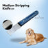 6-Piece Set Professional Dog Grooming Stripping Knife Kit Pet Grooming Tool with Stainless Steel Blades & Wooden