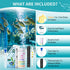 125 Aquarium Test Strips 7 in 1 for Freshwater and Saltwater with Test Tube & Thermometer