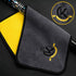 KONLLEN Billiards Cue Towel, 100% Cotton Black 8-Ball Pool Cue Cleaning Set with Maintenance Accessories