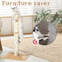 ANWA 32" Tall Cat Scratching Post, 3-in-1 with Plush Toys, Premium Sisal for Cats of All Ages, Stable Base