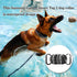 2 Pack Waterproof Dog Collar Holder for Samsung Galaxy SmartTag 2, Silicone GPS Tracker Hidden Anti-Lost Case (Black,